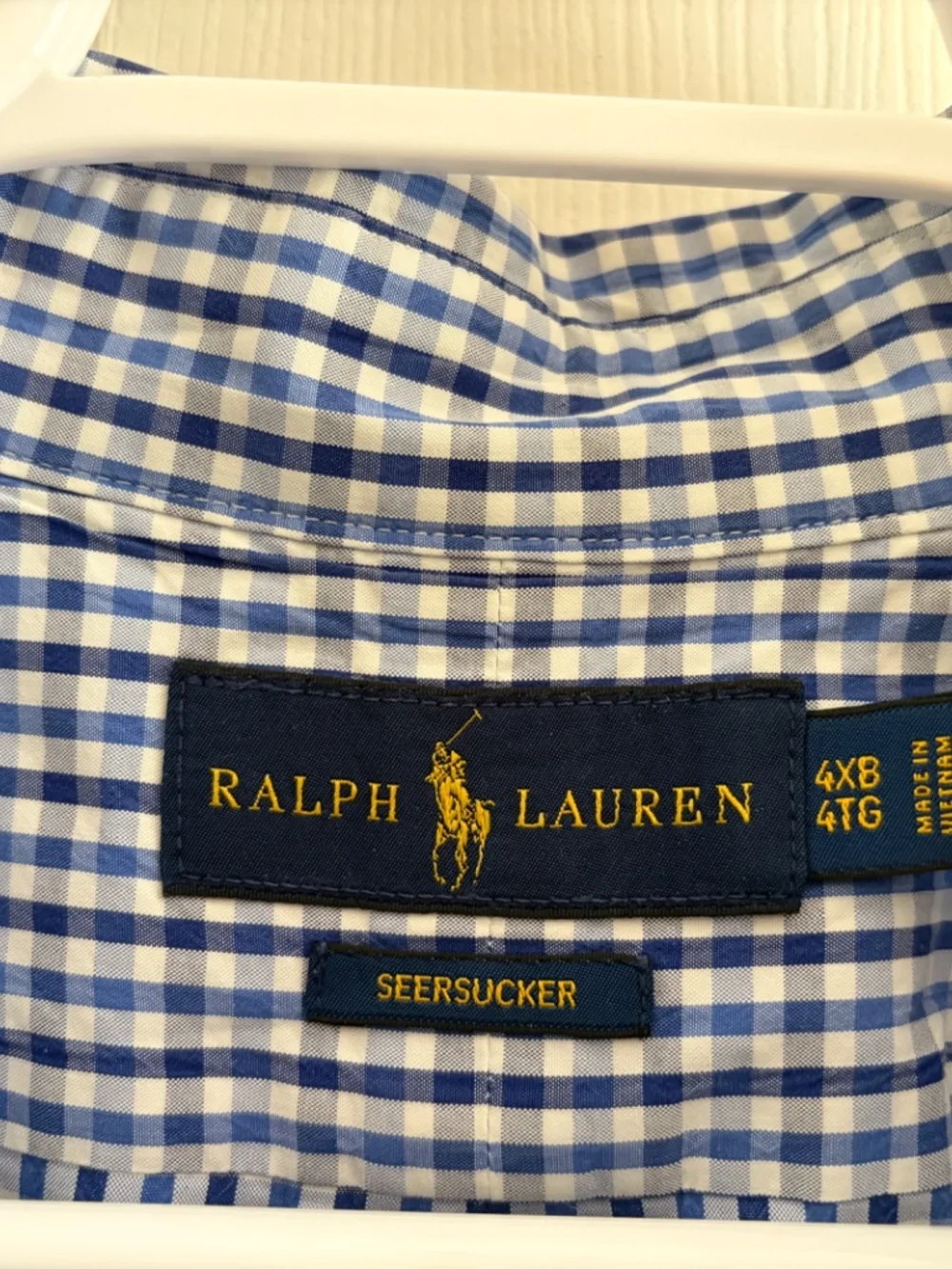 Men’s Ralph Lauren Big & Tall Short Sleeve button-up 4XB